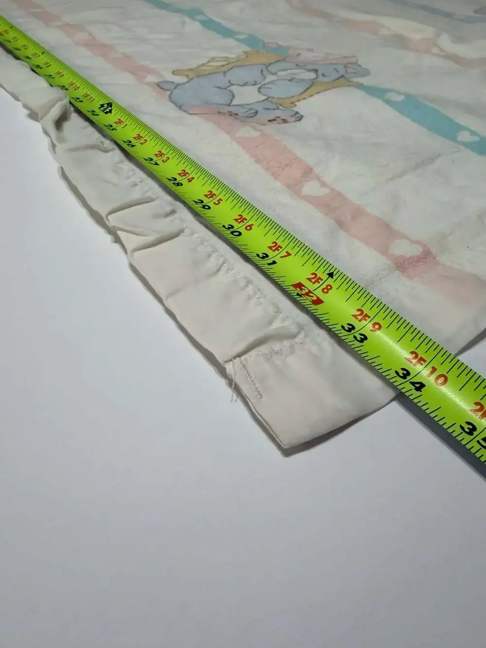 VTG Dundee Mills blanket cotton Approx 45x34inches pastel Bears design